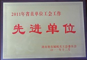 2011湖南调查总队省直单位工会工作先进单位.JPG